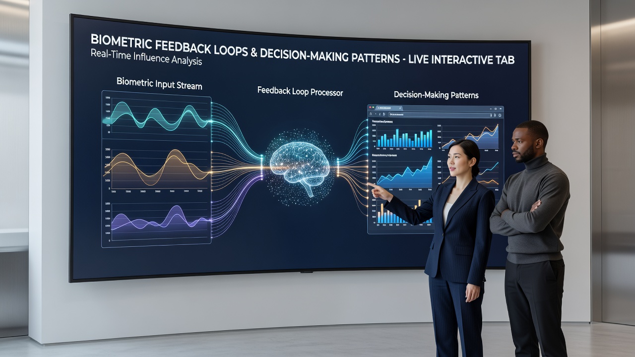 Close-up of biometric data visualization overlay on a live dealer table session viewed on tablet