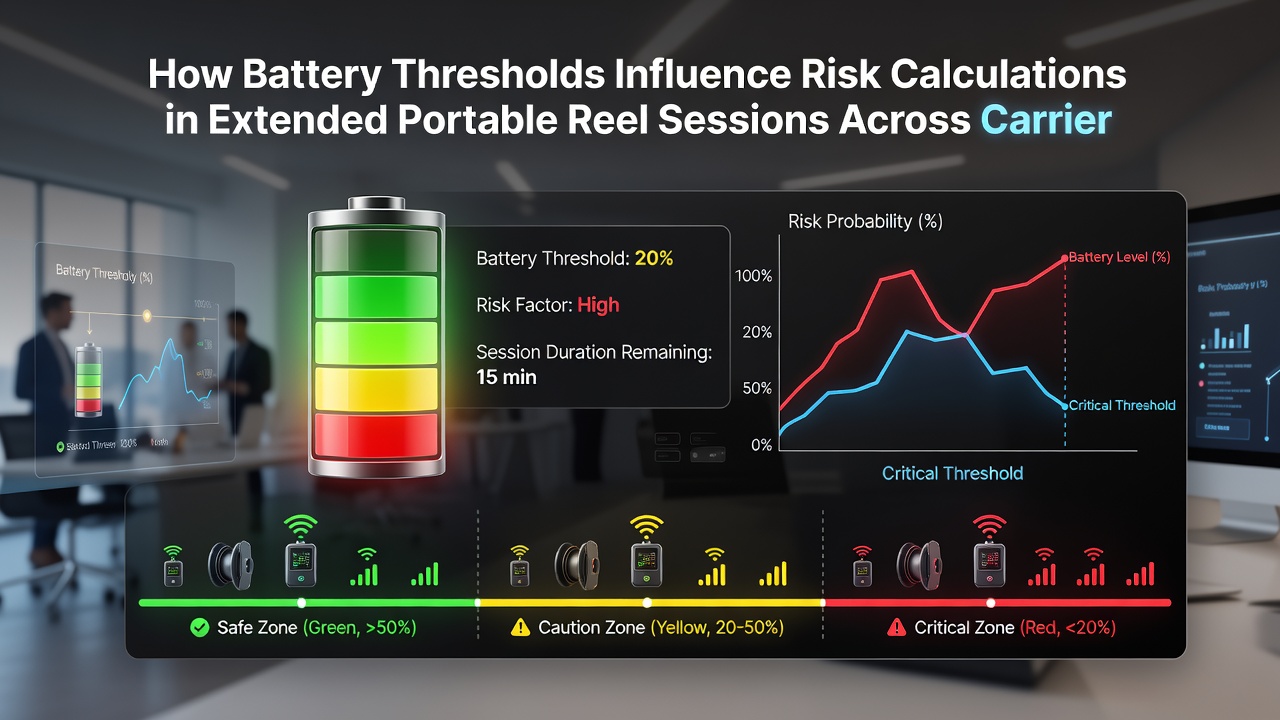 Network signal strength visualization overlaid on portable gaming session metrics